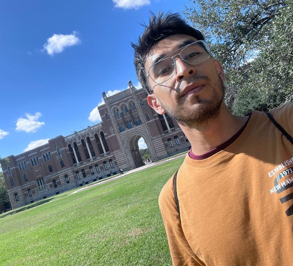 Mario Alberto Hernandez Guzman, Fulbrighter at Rice U