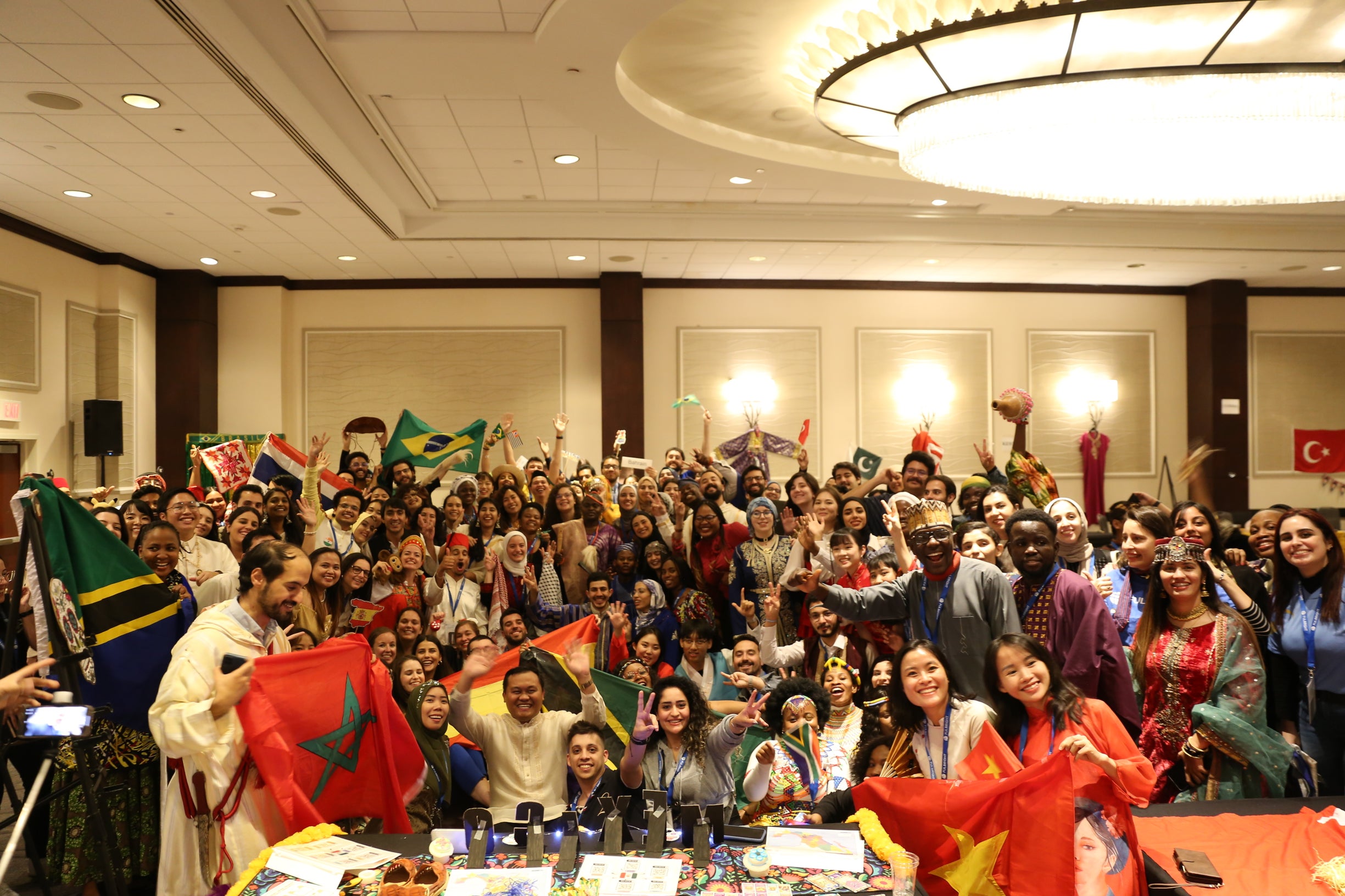 Crowd of attendees at the Fulbright conference in DC!