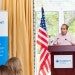 Andreas Vavvos speaks at Fulbright Greece ceremony